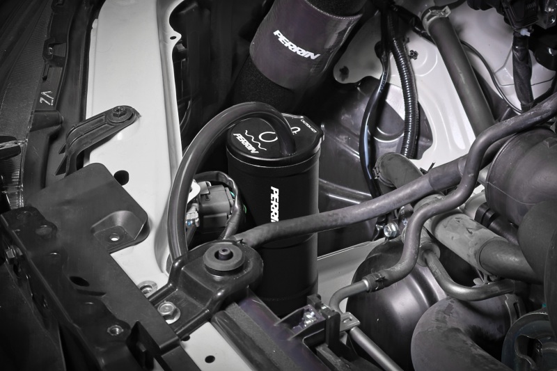 Toyota 86 Coolant Overflow Tank - Perrin Performance - CNC-machined - Black - `13-`25